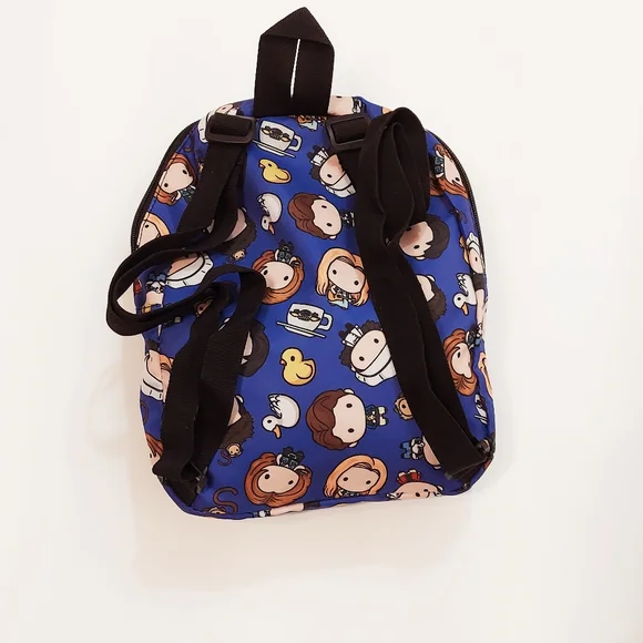 Bioworld Friends Chibi Mini-Backpack Dark Purple Animation - Picture 4 of 9